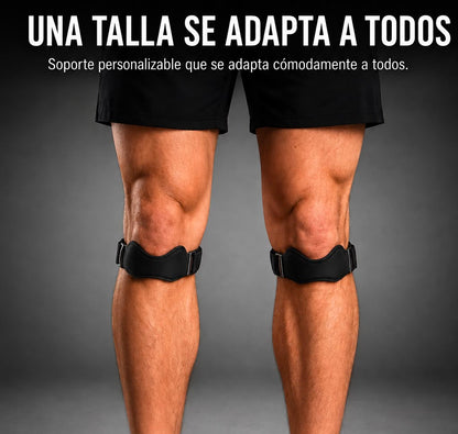 2 Rodilleras por el precio de 1 — Correa Tendón Rotuliano, Alivio del Dolor de Rodilla y Soporte Profesional