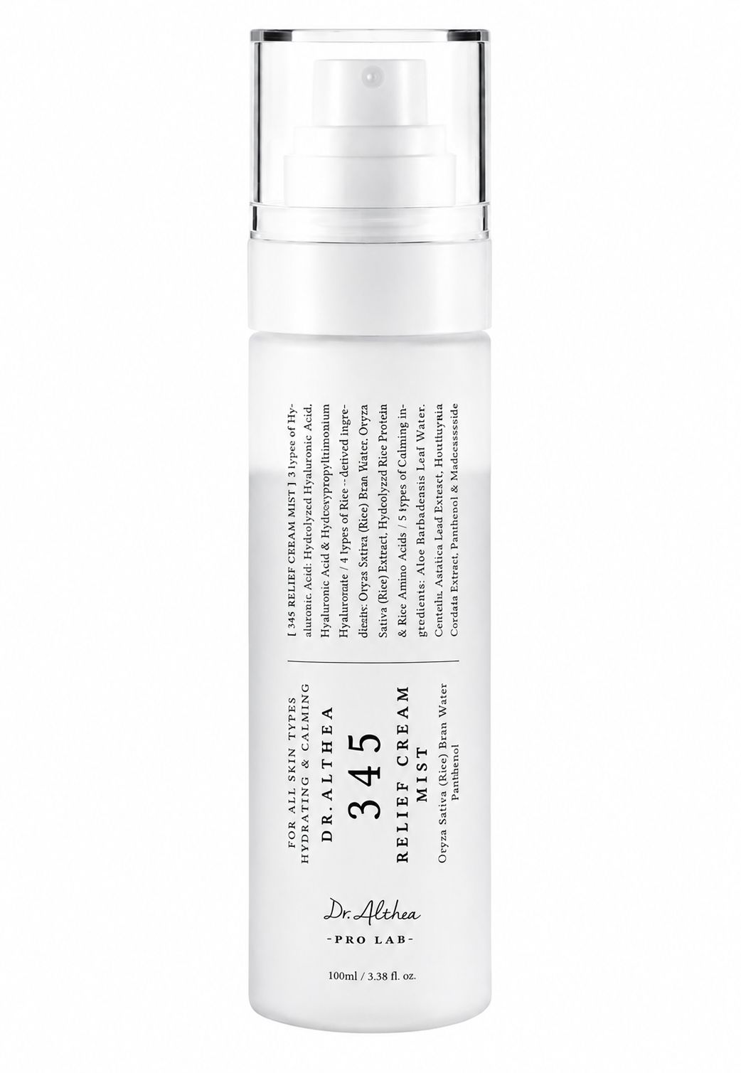 Dr althea spray 345®| Cream Mist Perfect Skin 100ml