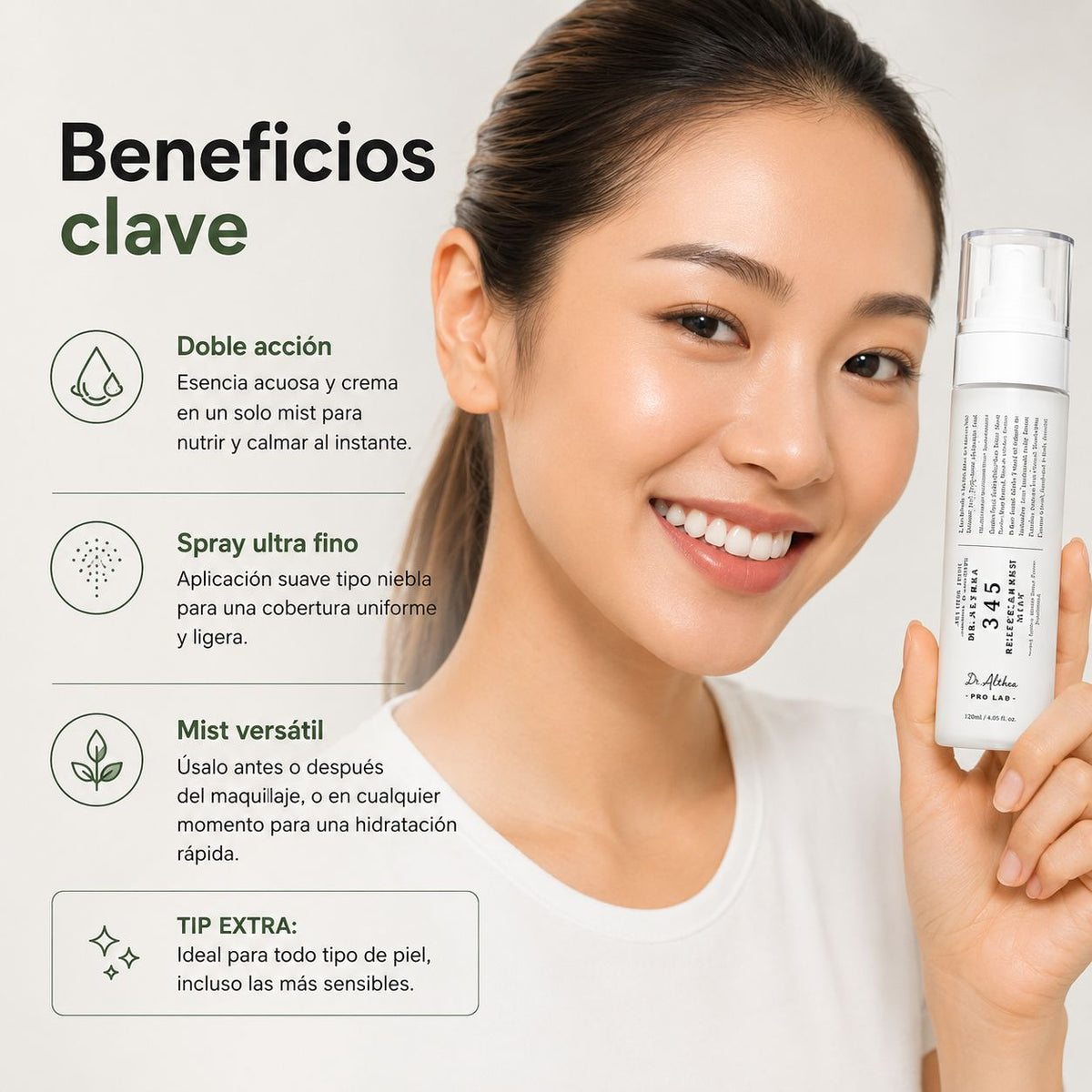 Dr althea spray 345®| Cream Mist Perfect Skin 100ml
