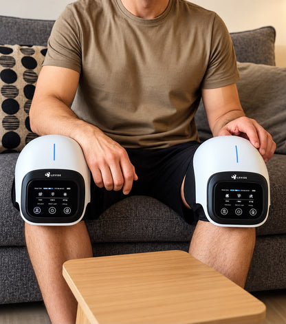 THERMOPULSE™ | Rodillera Inteligente 3 en 1 con Calor, Vibración y Luz Roja