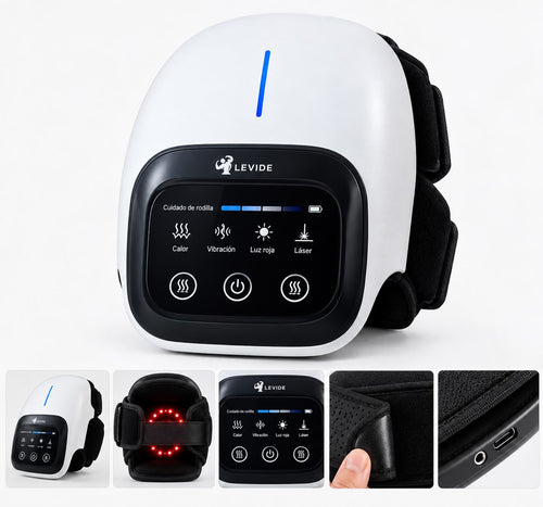 THERMOPULSE™ | Rodillera Inteligente 3 en 1 con Calor, Vibración y Luz Roja